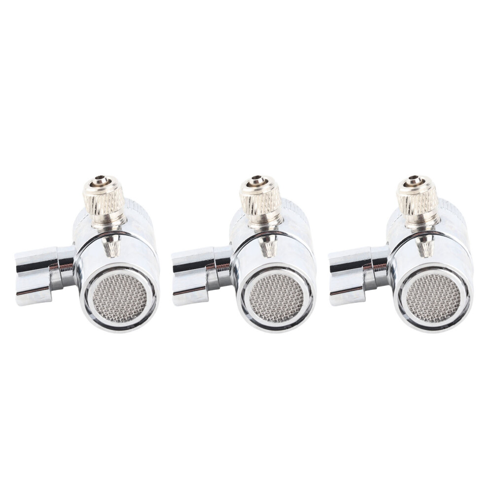 3Pcs G1/4 High Temp Proof Sink Faucet Diverter Valve Universal Adapter Kit 4281339439327