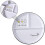 Lebanghui Split Ceramic Dinner Plate 3 Cut Food Plate Lunch Plate 5