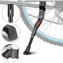 Lebanghui Bike Kickstand, Aluminum Alloy Adjustable Bike Stand with Non-slip Rubber Foot