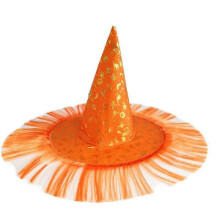 (orange) Lebanghui 2pcs Halloween Kids Adult Wig Hats Witch Hats