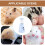 Hamster water bottle with mounting, 80ml openbottom drinker for pets, indoor use. 7