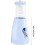 Hamster water bottle with mounting, 80ml openbottom drinker for pets, indoor use. 16