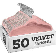 (pink) Lebanghui Non-slip Velvet Hangers - Suit Hangers (10-pack)
