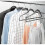 (grey)Lebanghui Non-slip Velvet Hangers - Suit Hangers (10-pack) 5