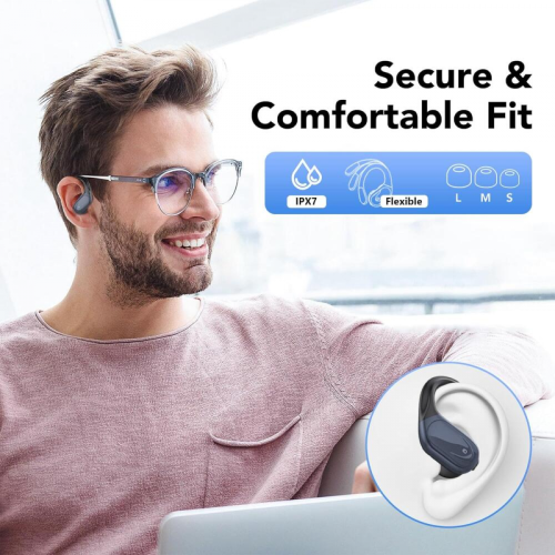 Auricolari wireless Bluetooth 5.3 anti-sudore con microfono: i migliori regali del 2025 per lui 2