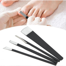 Éliminateur de callosités des pieds, ensemble de couteaux de pédicure professionnels, râpe à pied pour peaux mortes et cors, compa