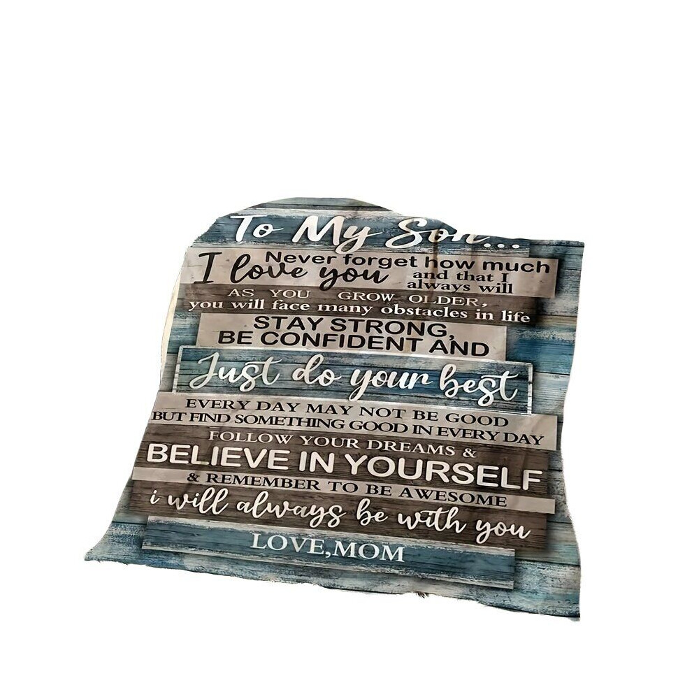 Un cadeau pour mon fils, une couverture de ma mère 70cm * 100cm