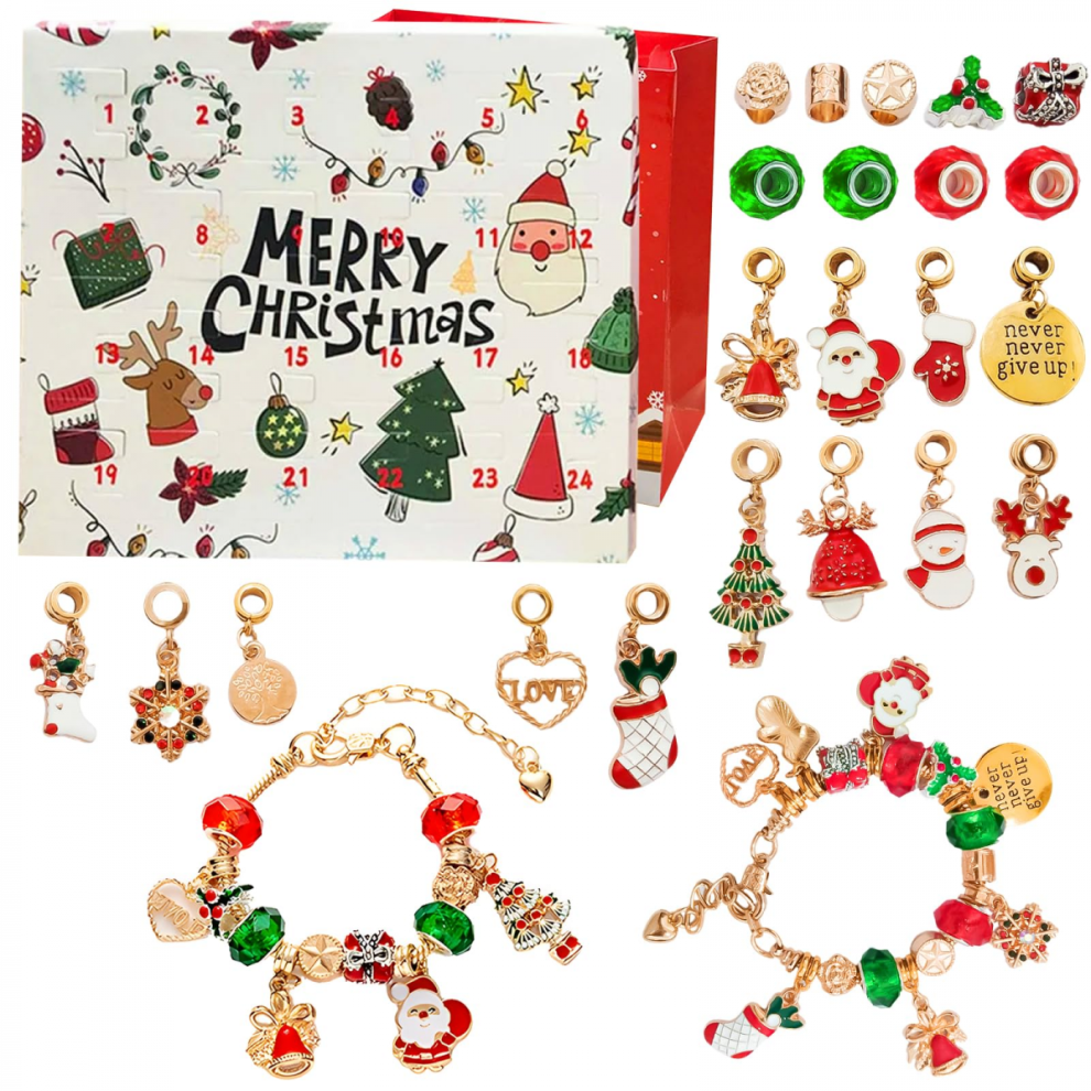 Calendrier de l'Avent QILUCKY 2025 pour enfants, calendrier de l'Avent de Noël 2025 compatible avec les filles, calendrier de l'Av