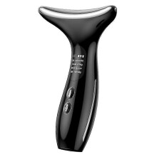 (Black) Face Massager Against Wrinkles, Face Beauty Device With 4 Modes, 45c Anti-wrinkle Face Device For Skin Tightening & Lifting