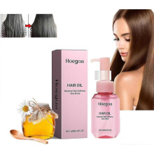 Vitamin E-rich hair oil, pearl honey extract conditioner, hair oil to restore hair softness and shine, no-rinse, anti-frizz, deep repair
