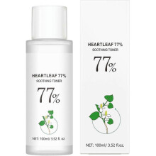Heartleaf 77% Soothing Toner, Facial Toner for Sensitive Skin Types, Deep Moisture Balancing and Soothing, Facial Treatment for Sensitive Dry Oily Ski