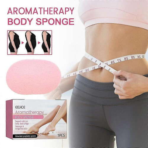 (1pcs) 1/2pcs Body Aromatherapy Sponge Refreshing & Moisturising Anti-cellulite