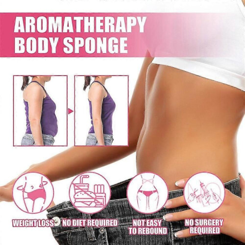 (2pcs) 1/2pcs Body Aromatherapy Sponge Refreshing & Moisturising Anti-cellulite 1