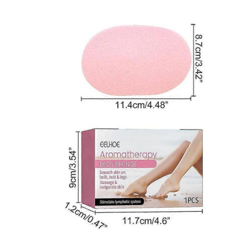(1pcs) 1/2pcs Body Aromatherapy Sponge Refreshing & Moisturising Anti-cellulite 1