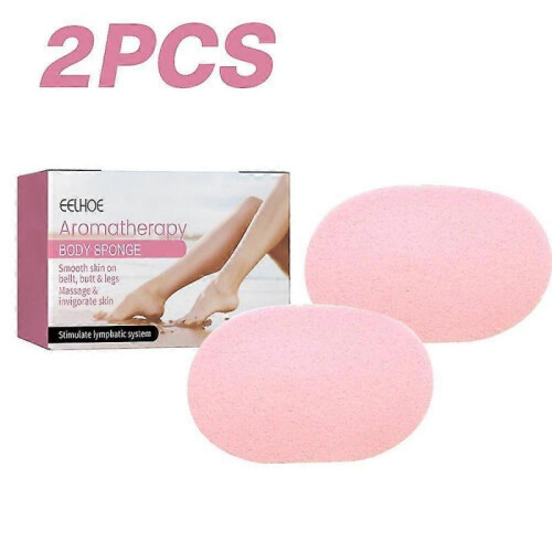 (2pcs) 1/2pcs Body Aromatherapy Sponge Refreshing & Moisturising Anti-cellulite