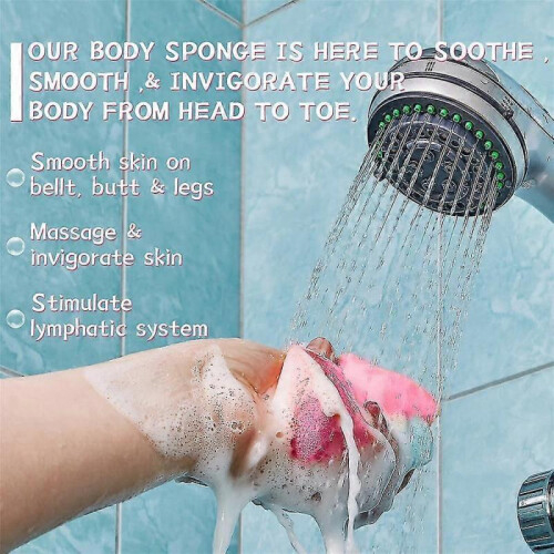 (2pcs) 1/2pcs Body Aromatherapy Sponge Refreshing & Moisturising Anti-cellulite 2