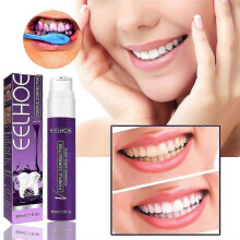 V34 Colour Corrector Teeth Whitening Sensitive Purple Toothpaste Gel Tooth Oral Hygiene Care 50ml