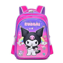 (A)Cartoon backpack children's character backpack schoolbag kids boys and girls travel shoulder bag creative gift