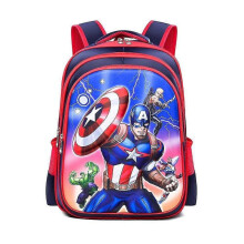 (D)Cartoon backpack children's character backpack schoolbag kids boys and girls travel shoulder bag creative gift