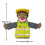 (worker)Soft Plush Toy Hand Puppet Funny Puppets Toy Professional Character Hand Puppet,50% Offer 3