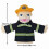 (fireman)Soft Plush Toy Hand Puppet Funny Puppets Toy Professional Character Hand Puppet,50% Offer 4