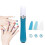 Portable Pedi Perfect Care System - Electronic Manicure/Pedicure Tool - File, Buff, Shine Nails with Extra Refill Kit 2