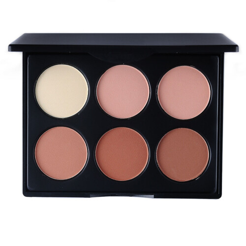 FG02 Puderpalette, 6 Farbtöne, tragbare Konturpalette 1