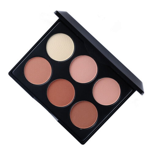 FG02 Puderpalette, 6 Farbtöne, tragbare Konturpalette 2