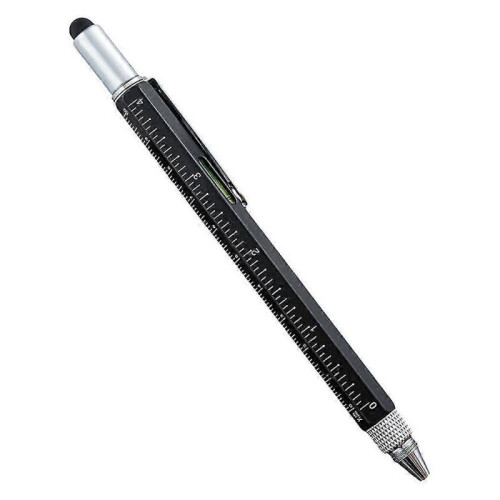 (black)6 In 1 Multi Tool Pen Gift For Men Christmas Stocking Fillers For Him