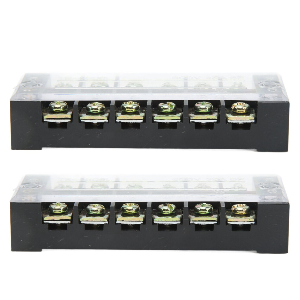 Tb 3506 Large Current Dual Row 6 Position Terminal Strip 600V 35A 6901339449178