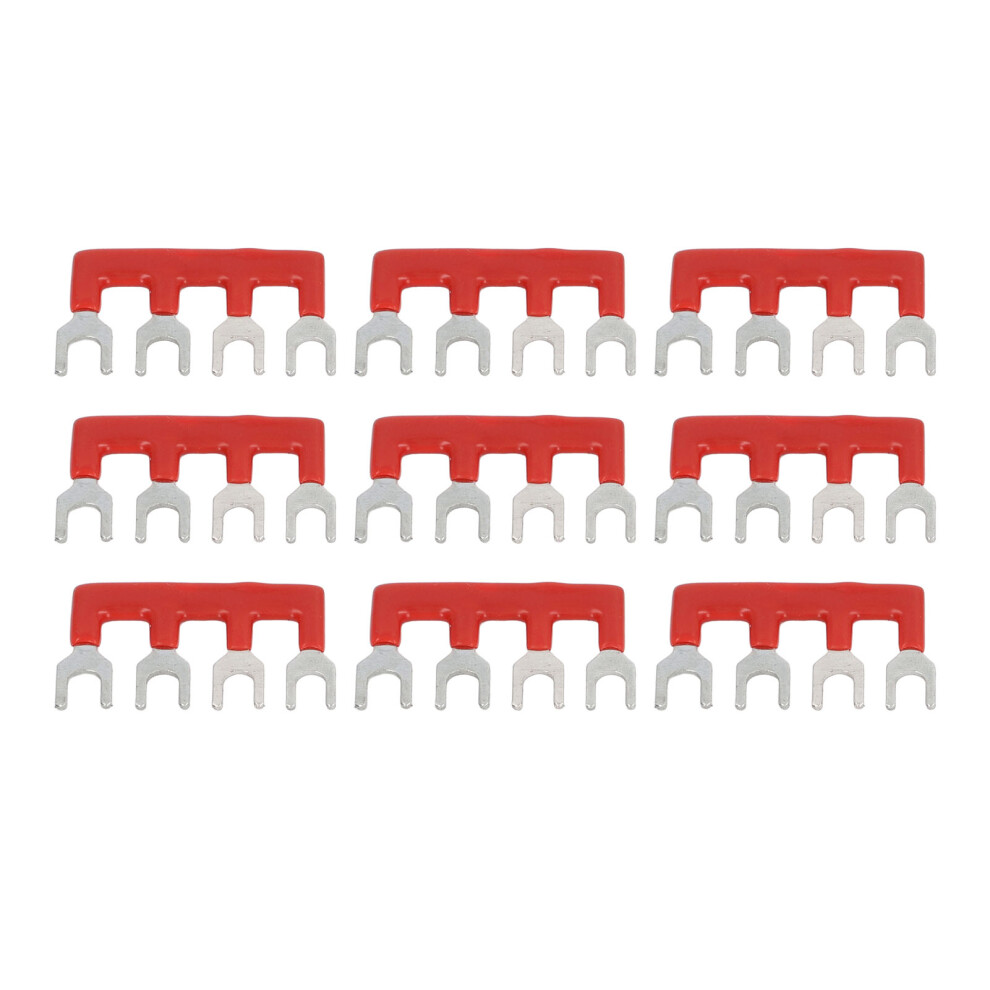 20 Jumper Block Terminal Strips Copper Shell 400V 15A Pvc Red Tb 1504 Pack 4651339449501