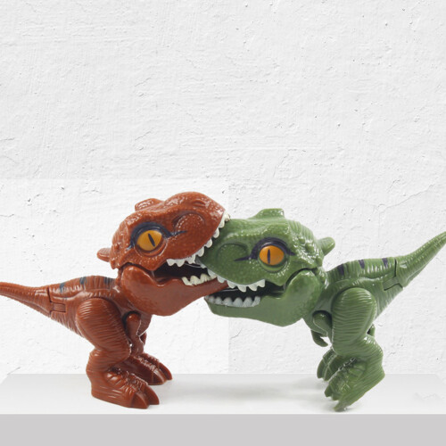 4er Pack Mini-Finger-Dinosaurier, ABS, assortiert 2