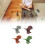 4er Pack Mini-Finger-Dinosaurier, ABS, assortiert 6