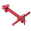 Adjustable Red Metal T-Shape Archery Recurve Bow Sight for Competition 4