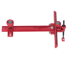 Adjustable Red Metal T-Shape Archery Recurve Bow Sight for Competition