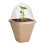10 Pcs Biodegradable Nursery Pots with Humidity Dome, 6cm & 8cm 1