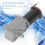 DC-Mikro 12V Doppelwellen-Wurmgetriebe 250 U/min Motor 9