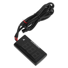 Waterproof Motorcycle Water Temp Gauge Red LCD 12V Ultra Thin