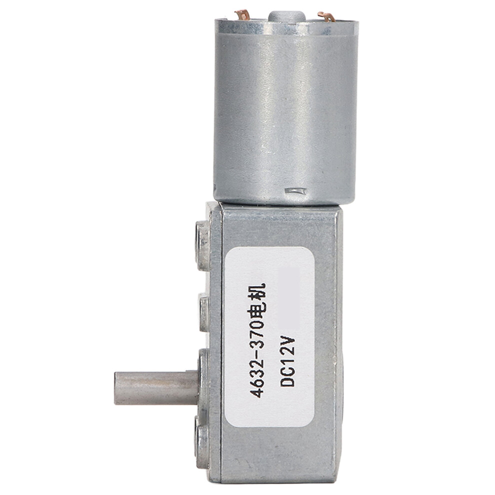Printer Dc12v Worm Gear Motor 4632‑370 1Rpm Self Locking Wear Resistant 3211339459484