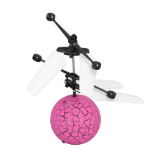 Fliegendes Ballspielzeug Pink 100 mAh USB-Lade-LED