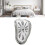 Stable Retro Silver Desk Clock - Feel Time Pass with Melting Design 10