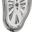 Stable Retro Silver Desk Clock - Feel Time Pass with Melting Design 12