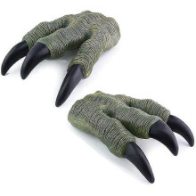 Lebanghui Dinosaur Claws Toys Jurassic Roft Rubber Realistic Velociraptor Claws for Adult Kids Cosplay