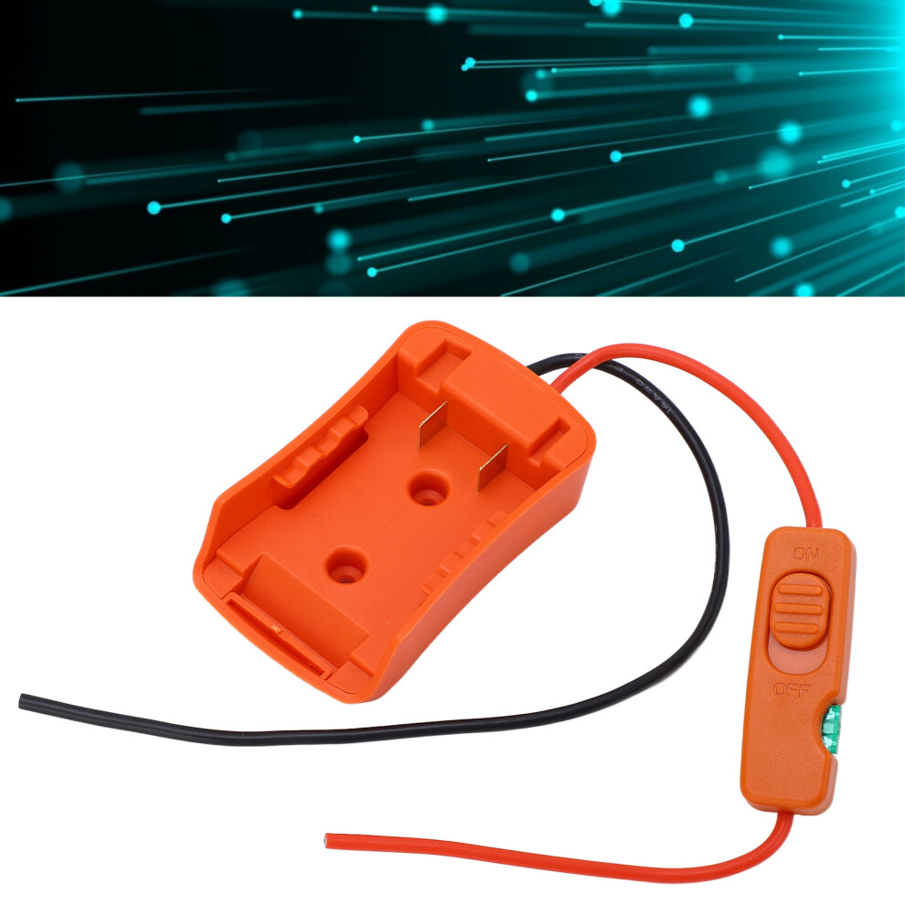 Battery Adapter With 30A Fuse For 18V/20V Lithium Battery, Switch Terminal 7661339467549
