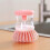 5pcs Liquid adding and washing pot brush, press type automatic liquid adding and washing dishes brush, non greasy and non damaging pot, multifunctiona 2