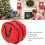 24 Inch Red Waterproof Double Layer Christmas Wreath Storage Bag 9