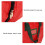 24 Inch Red Waterproof Double Layer Christmas Wreath Storage Bag 8