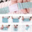 (pink)1 Set 8 Pieces Travel Organizer Waterproof Organizer 5