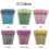 (Pink)Lebanghui 50 Pcs Disposable Eyelash Mascara Brushes Lashes Makeup Brushes Wands Applicator Makeup 2