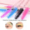 (Pink)Lebanghui 50 Pcs Disposable Eyelash Mascara Brushes Lashes Makeup Brushes Wands Applicator Makeup 4